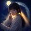 用户深夜书签头像，夜猫子风格头像